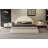 Unique Arched Boucle Bed With Small Table,Queen,Beige