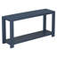 U_STYLE Caractéristiques distinctives d'une console minimaliste avec tablette inférieure et quatre pieds