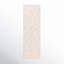 Mozie Abstract Handmade Cotton Area Rug in Ivory-569341262