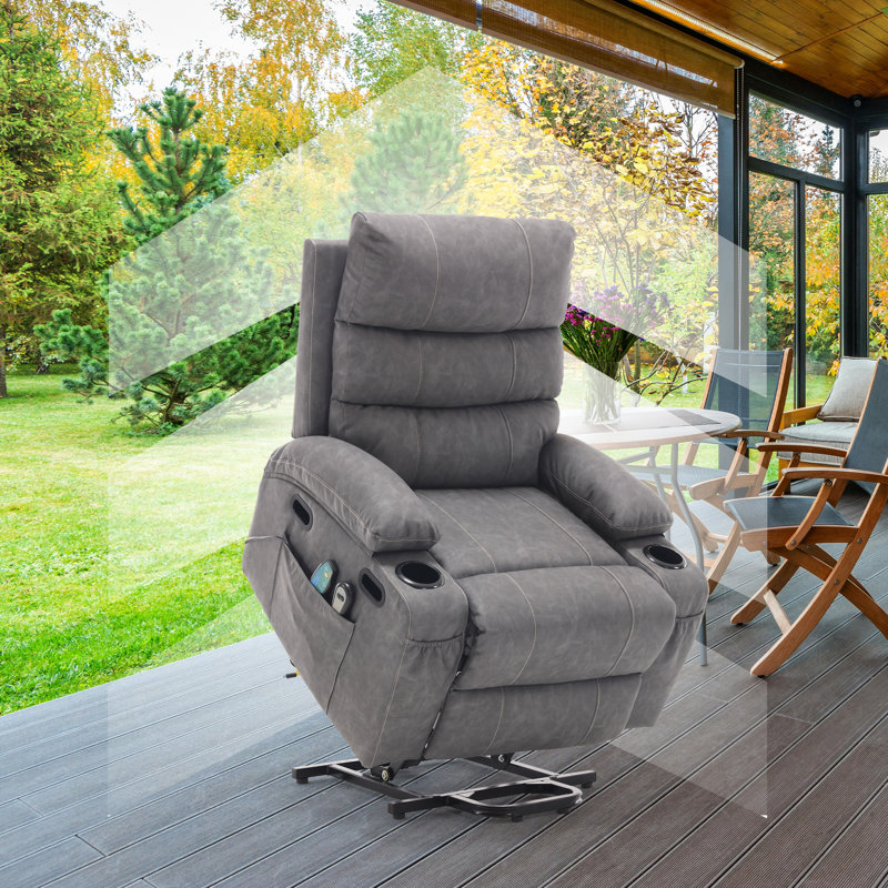 Fauteuil inclinable électrique Vayun, Gris