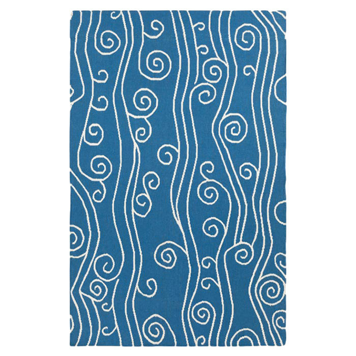 Boardwalk Wool Floral Indoor Rug, Rectangle 8' x 11'