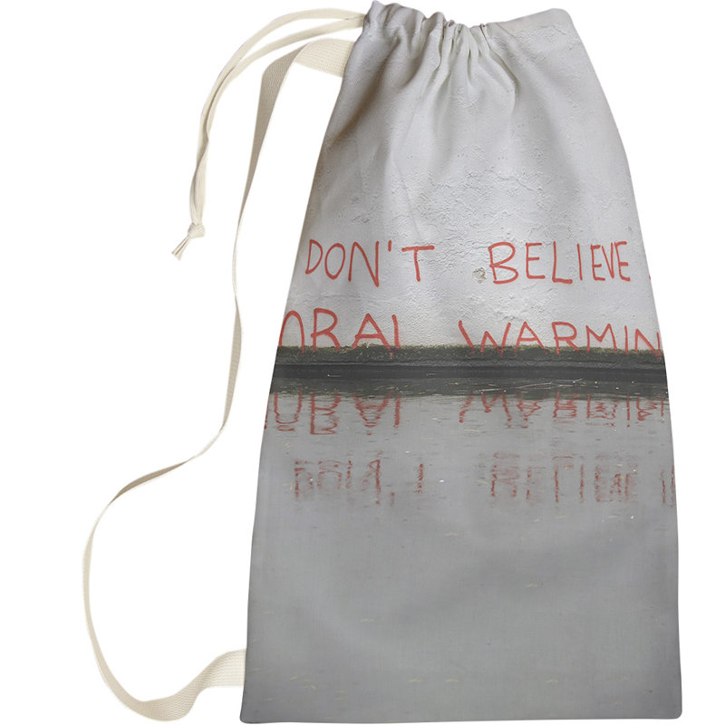 Fabric Laundry Bag with Handles, Small (29" H x 18" W x 1" D)