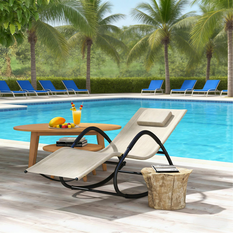 Chaise berçante d'extérieur, chaise berçante résistante