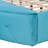 Upholstered Platform Bed Queen Size Storage Velvet Bed With Wingback Headboard And 1 Big Drawer,2 Side Storage Stool(Blue)(Old Sku: LP000815AAC)-118705865