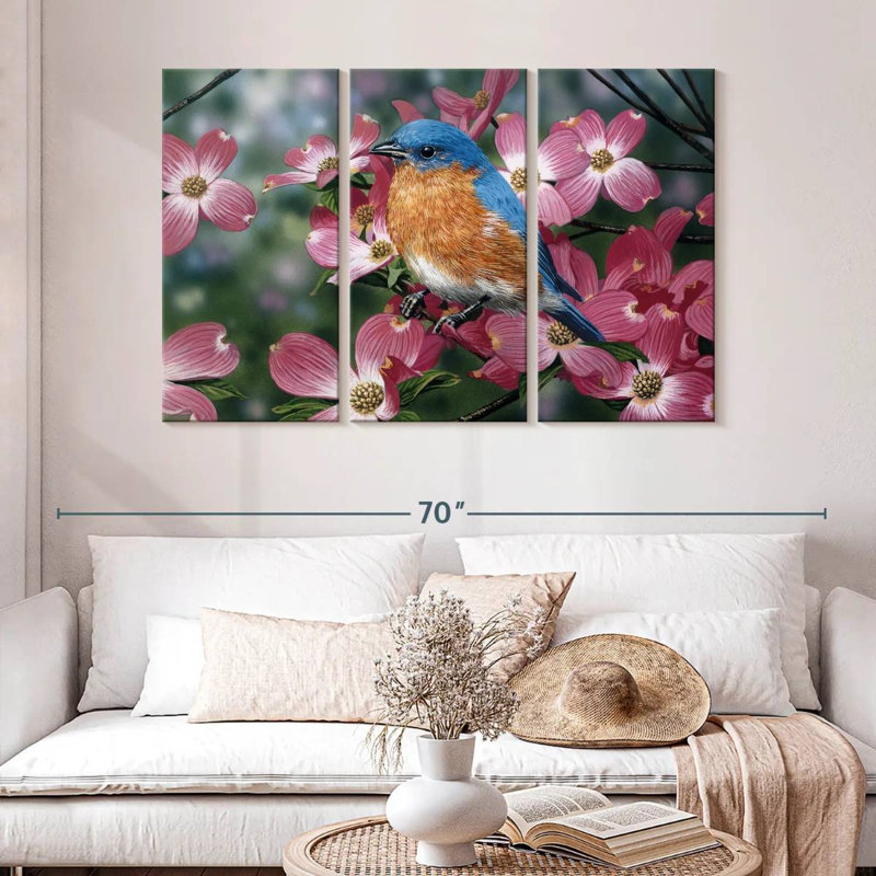 Brampt Bluebird Pink Dogwood, 32" H x 50" W