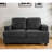 Soft upholstery cushion back Loveseat-348003162
