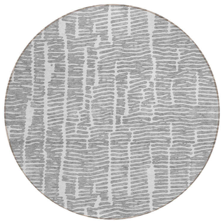 Malchow Washable Abstract Indoor / Outdoor Rug