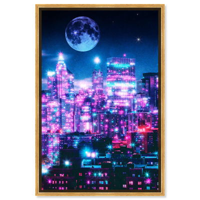 «NYC Dreams Canvas Neon» par Art Remedy