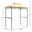 Grill 20 Ft. W x 12.5 Ft. D Galvanised Steel Soft-top Gazebo-110189513