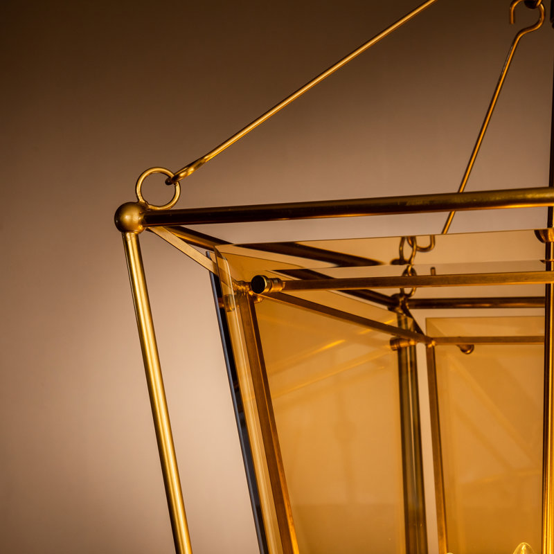 Tod 4 - Light Lantern Pendant, Polished Brass