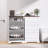Elegant White & Brown Shoe Cabinet With Spacious Storage & Decor Top