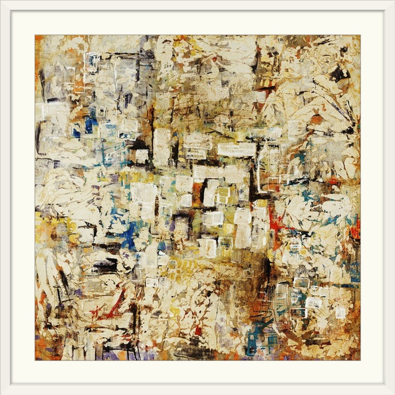 Sommet Nomad Ranch «Alexys Henry», reproduction d'art, H 24 po x l 24 po x P 1 po, Cadre blanc