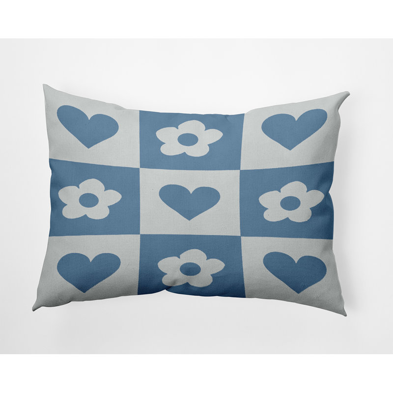 Reversible Throw Pillow, 14" H x 20" W, Rectangular