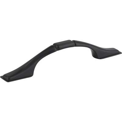 3" Center-To-Center Matte Black Square Hammond Cabinet Pull