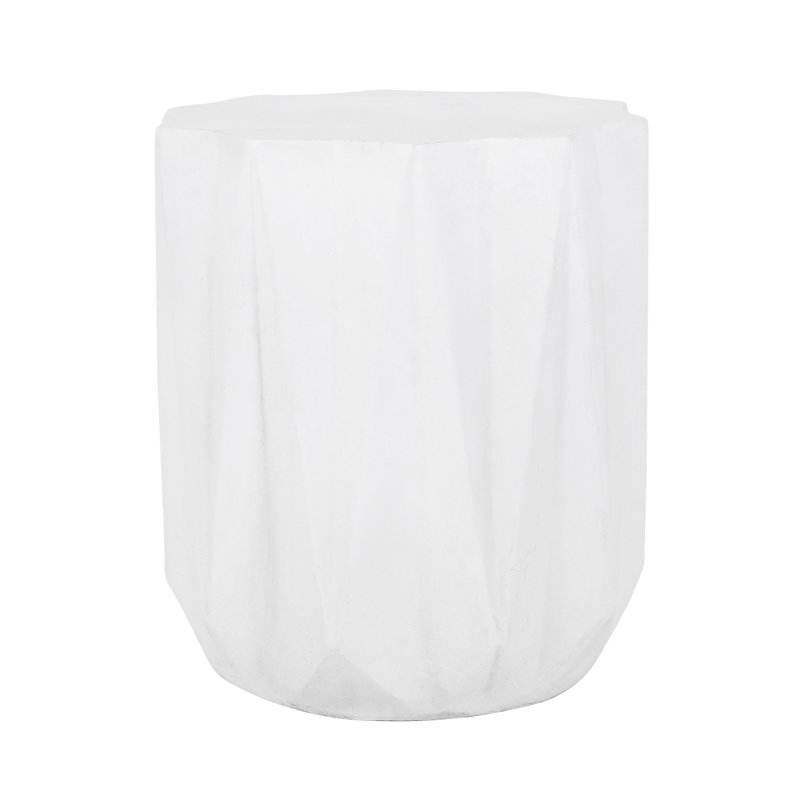 Magnesium Oxide Lightweight Side Table, 19" Package, Modern & Functional Build 17.84" Tall, Chic , Transform Your Space