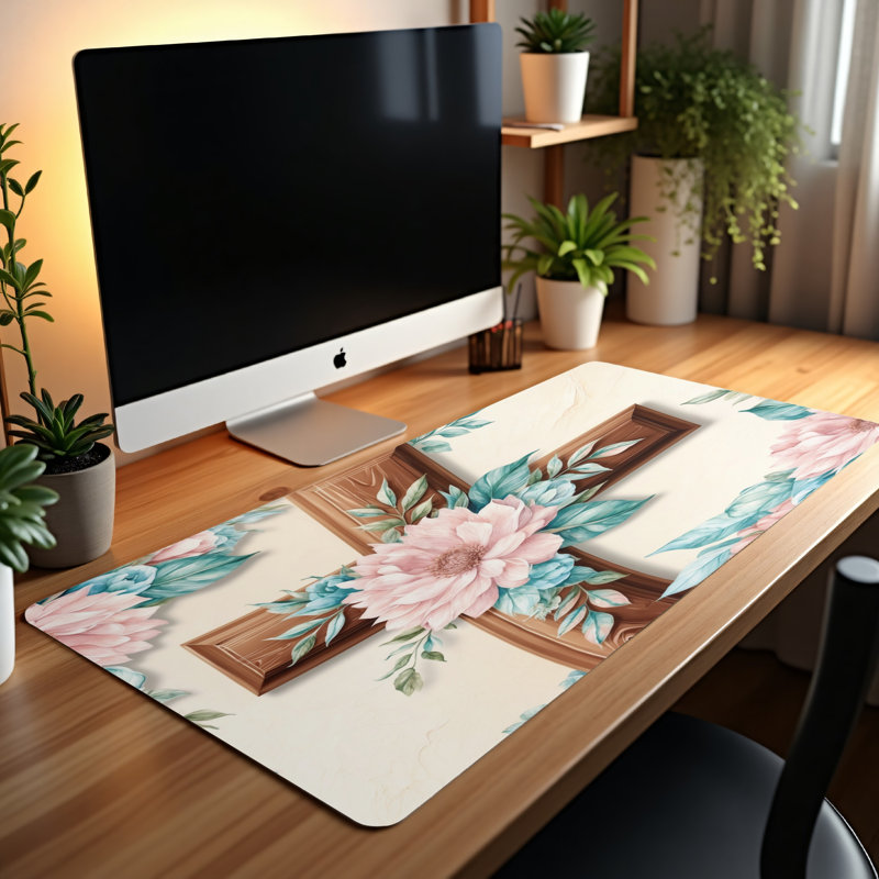 Polyester Desk Pad, 23.6x13.8