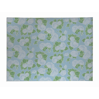 Tapis de bureau antidérapant Hydrangea