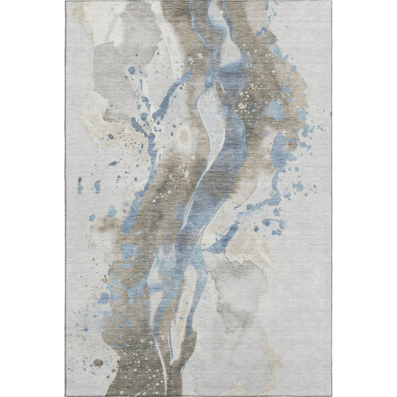 Tapis de qualité supérieure lavable à la machine Sykora AMF1523, Rectangulaire 8 pi x 10 pi