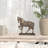 Wagnon Brown Polystone Prancing Horse Sculpture-830732726