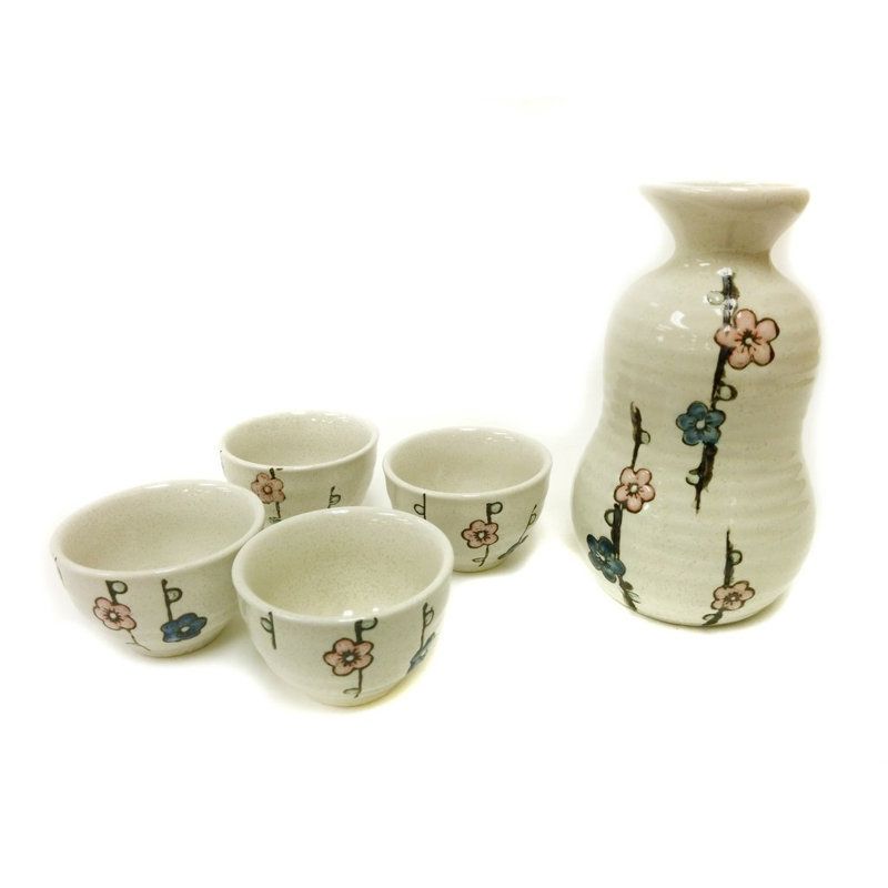 Service à thé en porcelaine pour 4 personnes