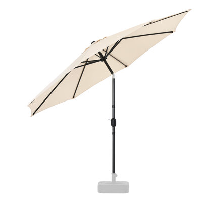 Parasol de patio avec inclinaison à bouton-poussoir Loda Market