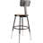 Backed Adjustable Height Ergonomic Industrial Stool with Footring-1662858887