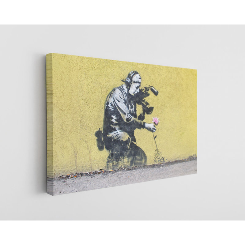 Impression d'art sur toile Banksy, H 16 po x l 24 po