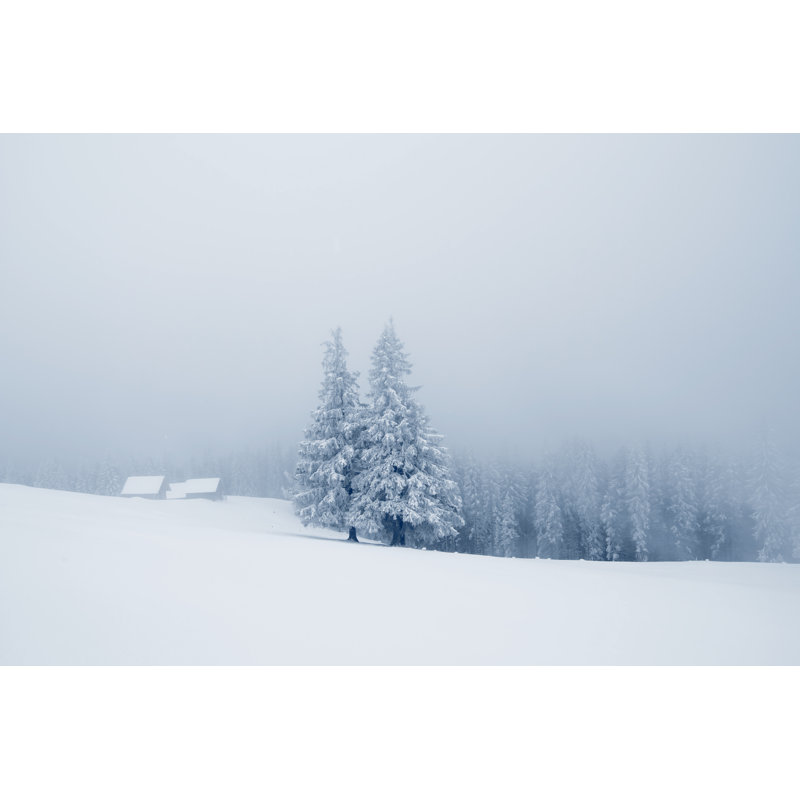 Snowy forest, 81cm H x 122cm W