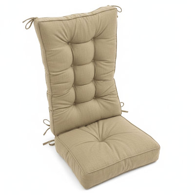 Ensemble de coussins de chaise berçante d'intérieur / extérieur Sombr avec mousse à mémoire de forme, siège et dossier antidérapants