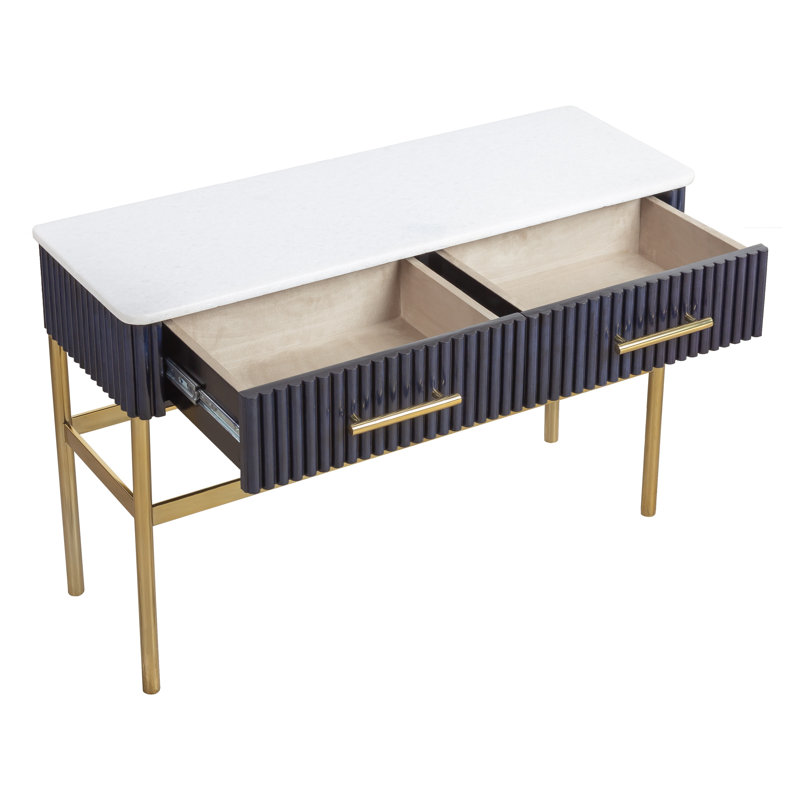 Harper 46.5'' W Marble Console Table
