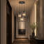 3 - Light Matte Black Cylinder Pendant