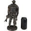 Grande statue de sceau bleu marine Barnerd