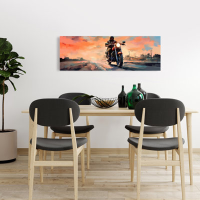 Toile pour chambre pleine vitesse | Décoration de transport blanche