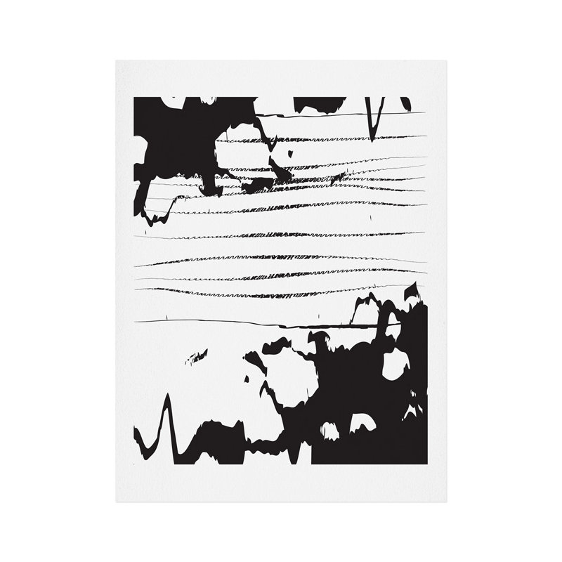 Inkblot, reproduction d’art, H 14 po x l 11 po x P 0,125 po