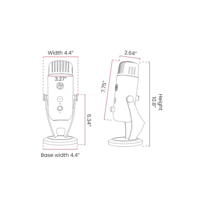 Colonna Microphone, Black