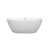 Matte White/Polished Chrome selected