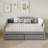 Eliana Twin Velvet Upholstered Daybed with Drawers -Solid Construction, Space Maximization-512250484