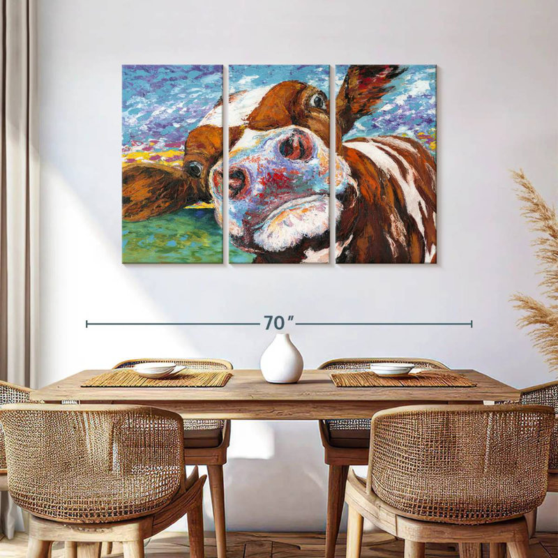 Curious Cow I, 36" H x 57" W