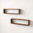 Abbott 2 Piece Alder Solid Wood Floating Shelf