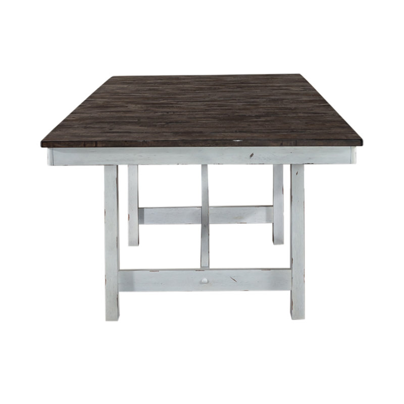 Scholten Trestle Dining Table w/ Two 18" Leaves