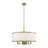 Berthine 7 - Light Steel Dimmable Drum Chandelier-1545522916-1545522917