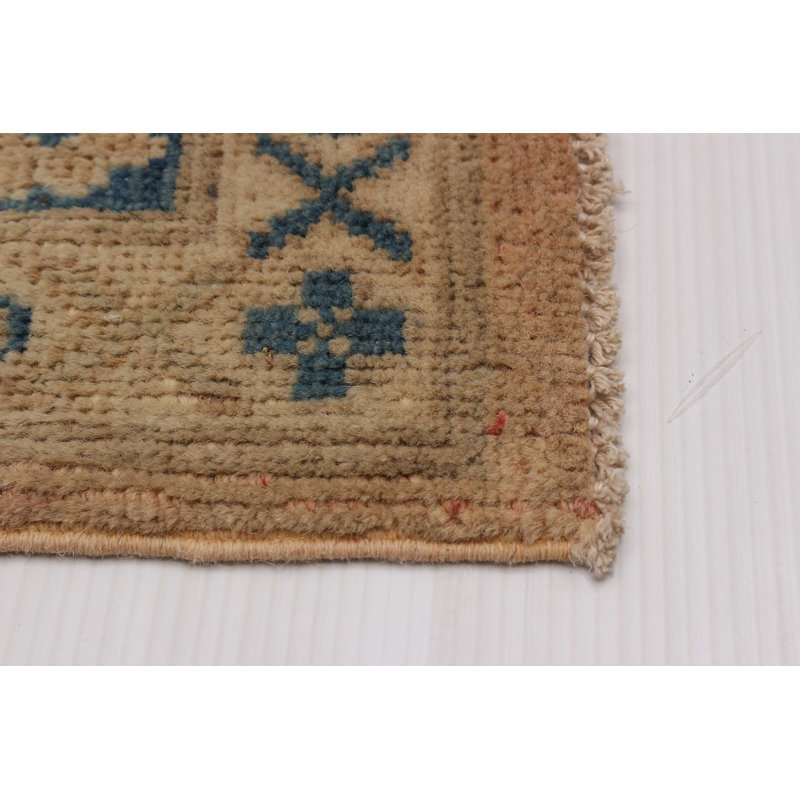 Tapis unique en laine de style années 1990 de 8 pi 10 po x 12 pi 1 po Alijandro