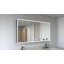 Armoire à pharmacie encastrée en aluminium noir avec miroir de 20 po x l 28 po Flora-793913206-793913207