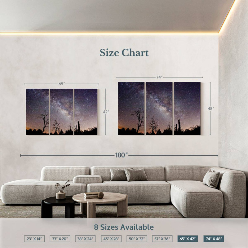 Oberle Milky Way Over Paso Picacho, 42" H x 65" W