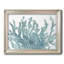 Blue Macro Coral III - reproduction d'art sur toile encadrée-1139778947