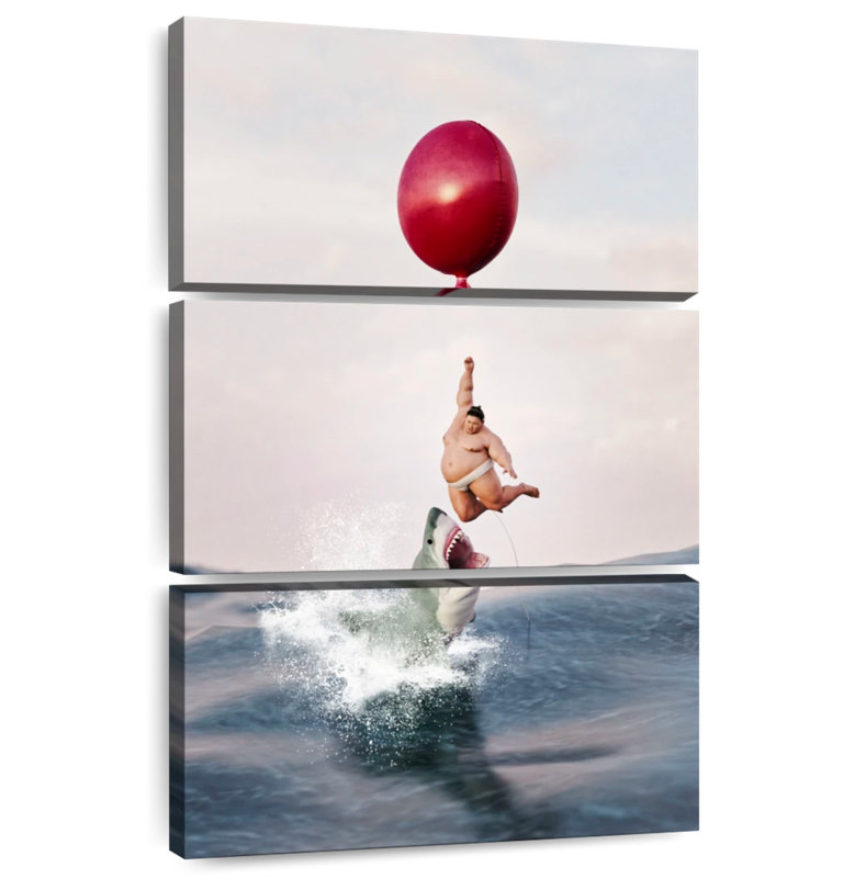 Sireci Sumo Shark Escape, 45" H x 28" W