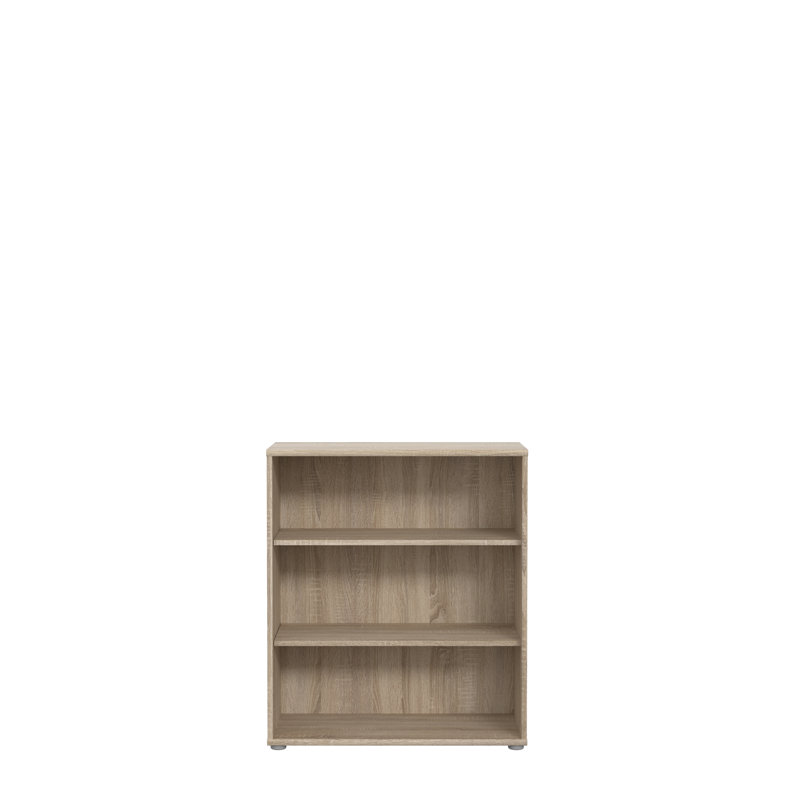Amandla Standard Bookcase, 85.5cm H x 73.7cm W x 34.8cm D, Sonoma Oak