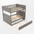 Britian Full Over Full Bunk Bed With Trundle-577966828