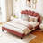 Upholstered Platform Bed with Headboard