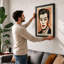 Pop Art Portrait Modern - Framed Print-1919130718-1919130691